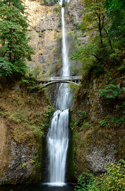 Magnificent Multnomah Falls - Western U.S. Landscapes
