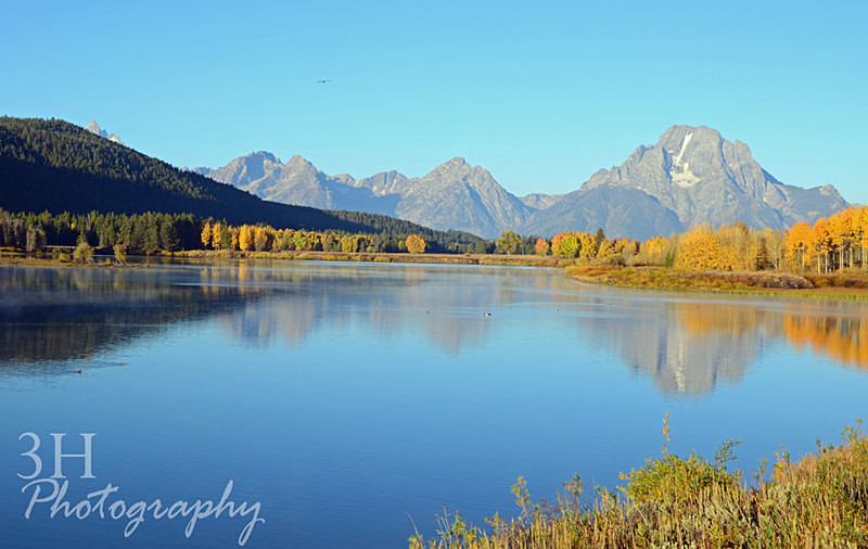 Fall in Grand Teton Watermarked - 3H Note Card Images