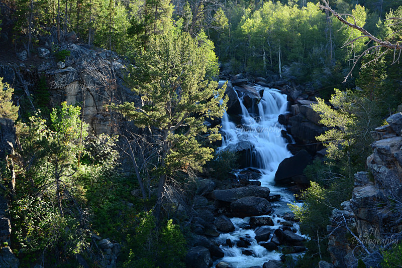 Middle Fork Falls of the Popo Agie - Wyoming Landscapes