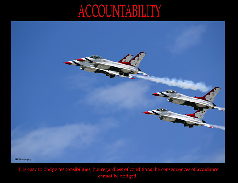 Accountability Poster with Border  2  JULY 2016 - Inspirational Office & Classroom Art