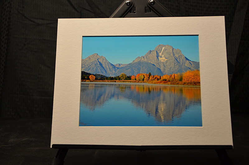 Mt Moran Morning - Matted - Finished Artwork