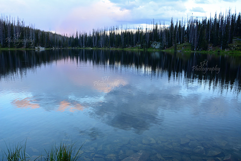 Silver Lake Sunset - Wyoming Landscapes