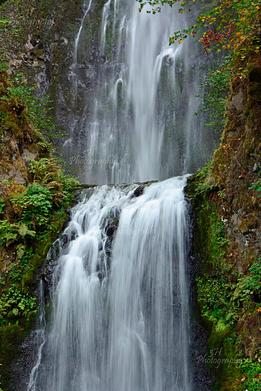 Multnomah Falls Spray - Western U.S. Landscapes