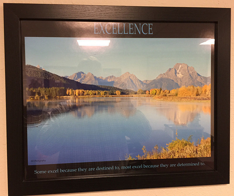 Excellene Framed - Inspirational Office & Classroom Art