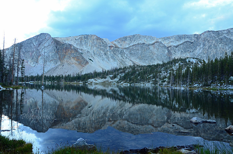 Mirror Lake At Sunset Snowy Range - Wyoming Landscapes