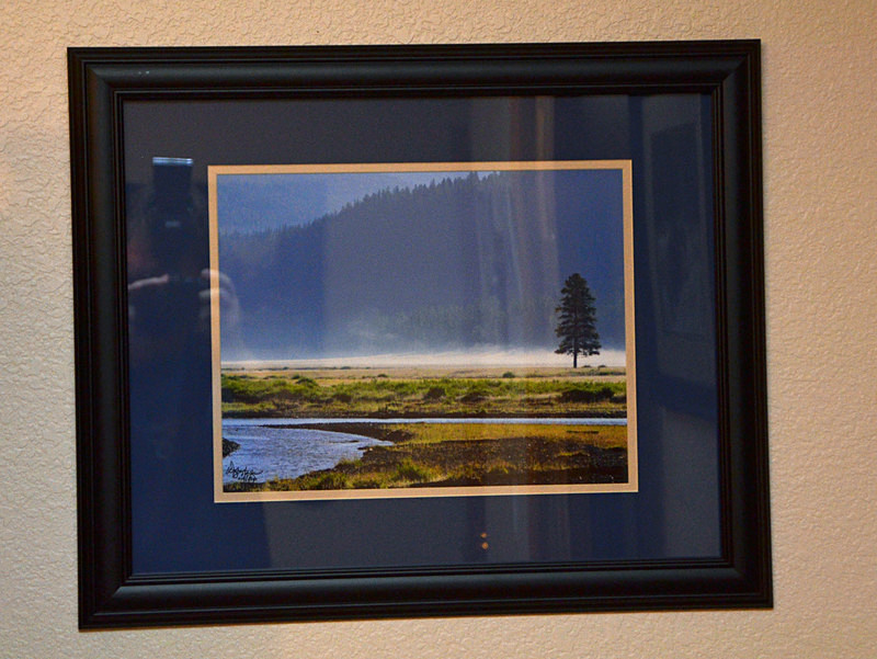 Lamar Valley Morning - Framed  Matted - Finished Artwork