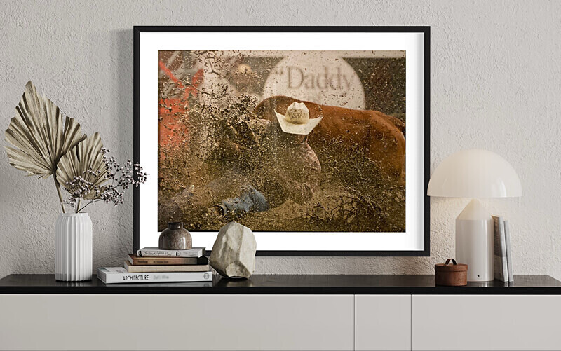 Whatever It Takes-Framed  Matted 24x36 - Finished Artwork