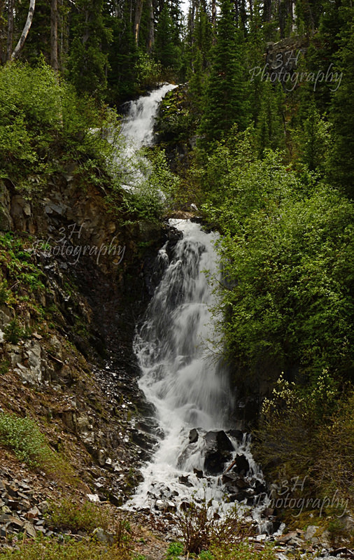 Falls on Sylvan Pass - Grand Teton & Yellowstone National Park Landscapes