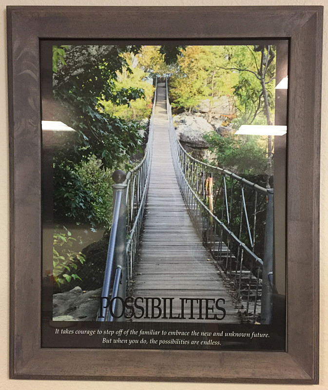 Possibilities Framed - Inspirational Office & Classroom Art
