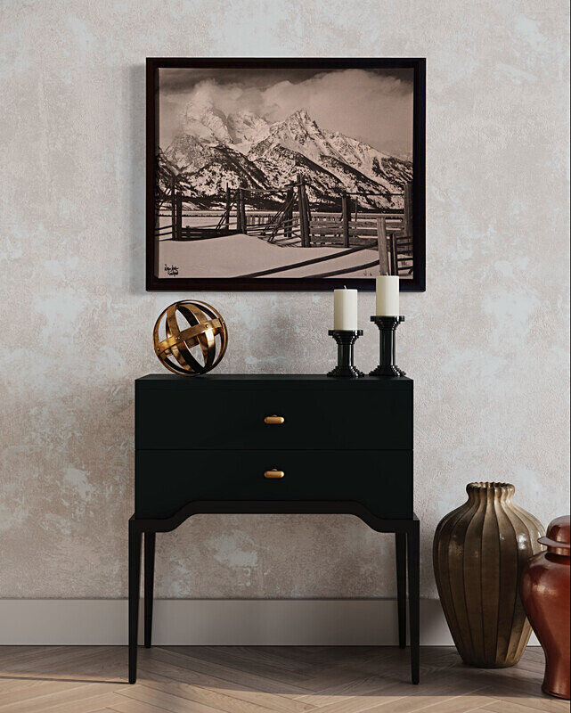 Vintage Teton Loading Corral-20x24 Canvas - Finished Artwork