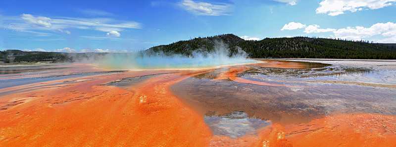 Yellowstones Grand Prismatic_Panorama - Grand Teton & Yellowstone National Park Landscapes