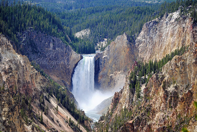 Yellowstone Lower Falls-landscape - Grand Teton & Yellowstone National Park Landscapes