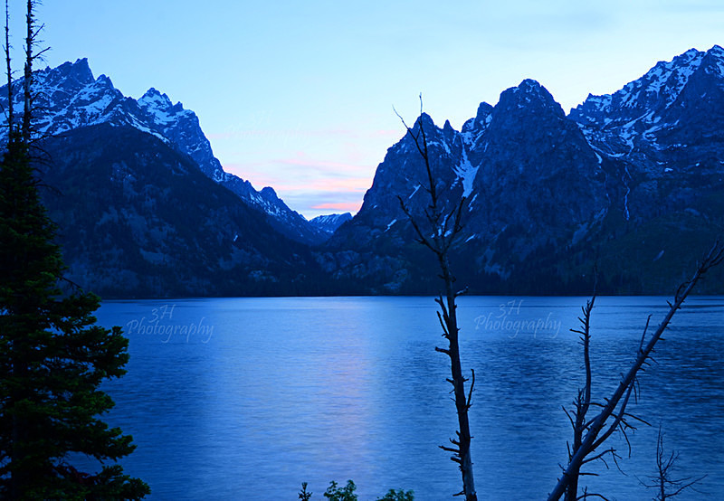 Evening at Jenny Lake - Grand Teton & Yellowstone National Park Landscapes