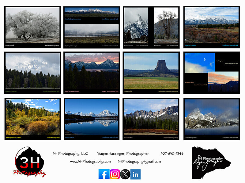 2026 Images From Nature Calendar BACK COVER PHOTO - The 2026 Scenic Images Calendar Pictures