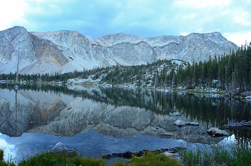 Mirror Lake At Sunset 2 Snowy Range