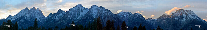 Teton Range Sunset_Panorama1-OCT 2021 - Grand Teton & Yellowstone National Park Landscapes