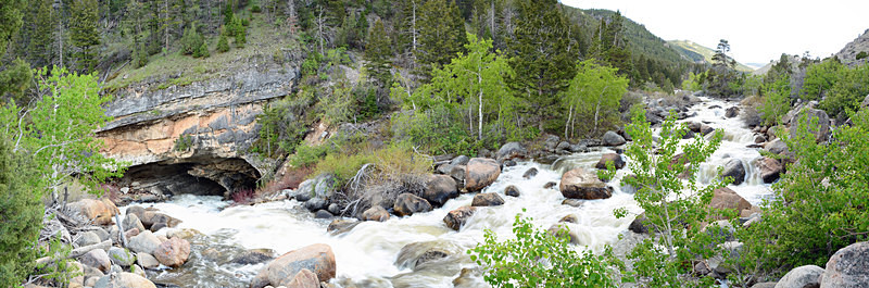Sinks Canyon_Panorama - Wyoming Landscapes