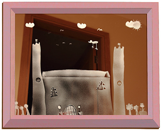  - Childs Drawing On Mirror