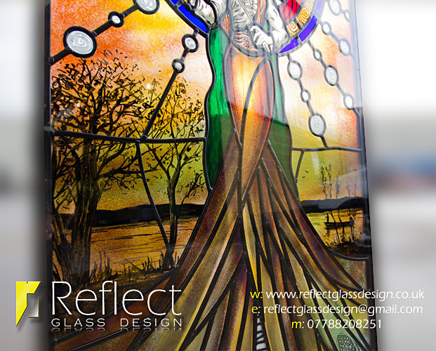  - Feature stained glass window