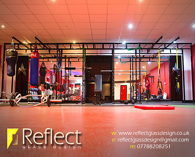  - Decorative mirrored Gym wall