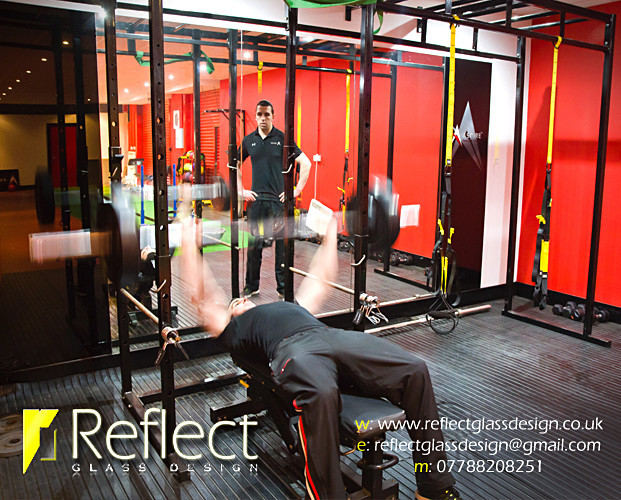  - Decorative mirrored Gym wall