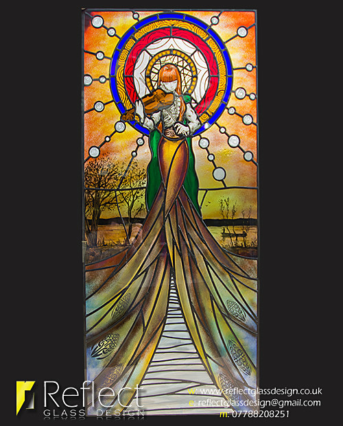  - Feature stained glass window