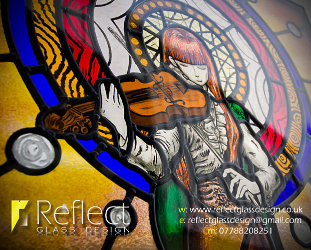  - Feature stained glass window