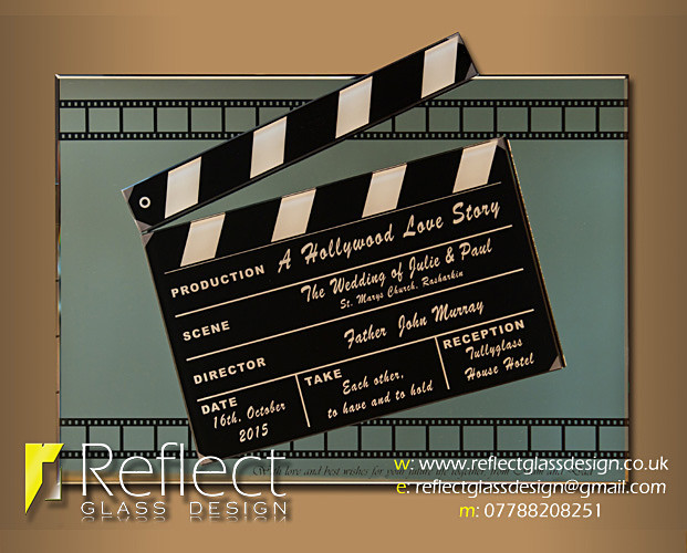  - Personalised Movie clapper board