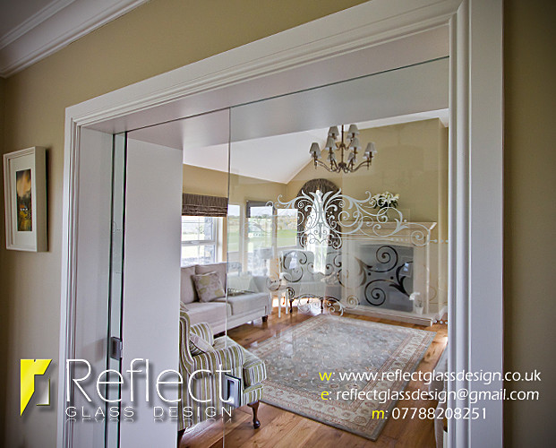  - Sliding pocket glass doors