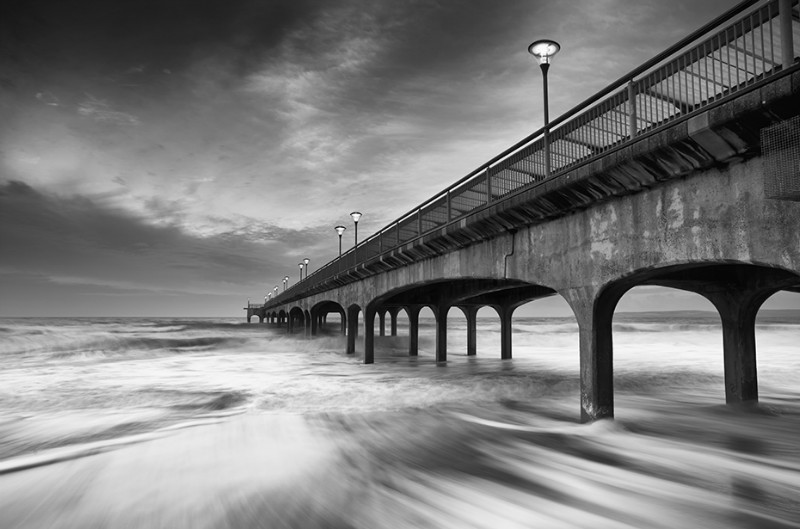 Journey To The Line - Black & White