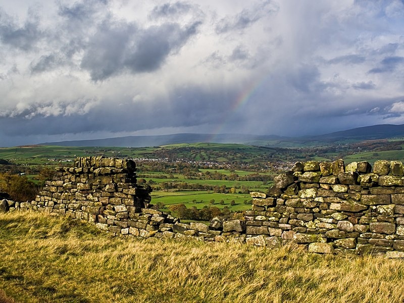 Addingham Moor from Ilkley Moor - High Moorland