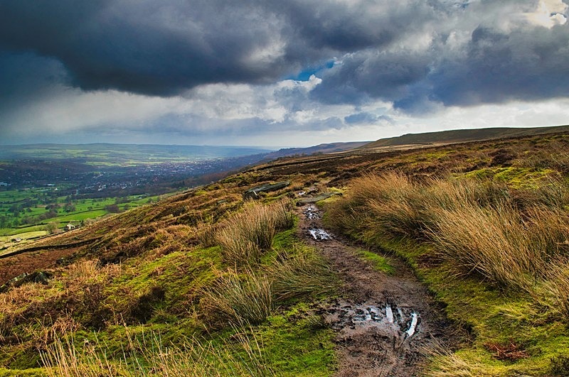 Paths Over Ilkley Moor - High Moorland