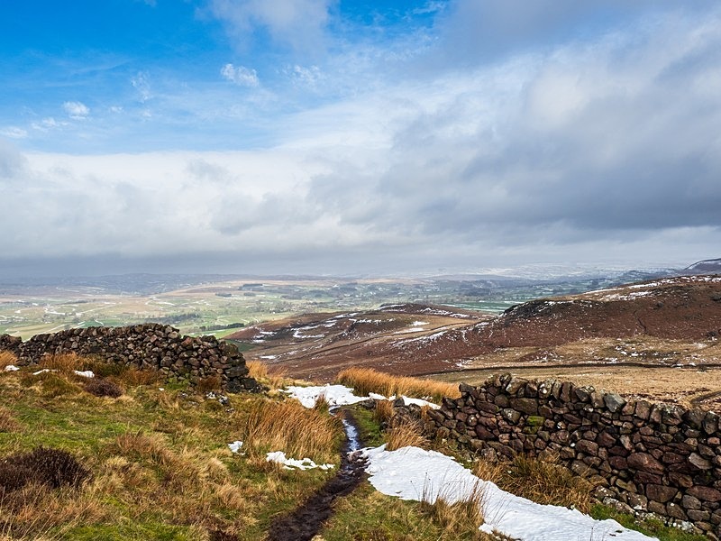Flashby Moor from Rough Haw - Yorkshire Dales