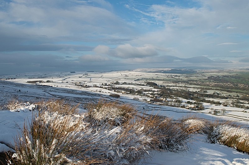 Addingham Moor in Snow - High Moorland