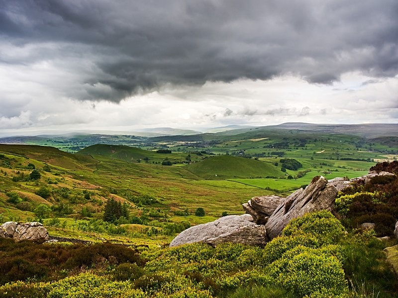 The View from Barden Fell - High Moorland