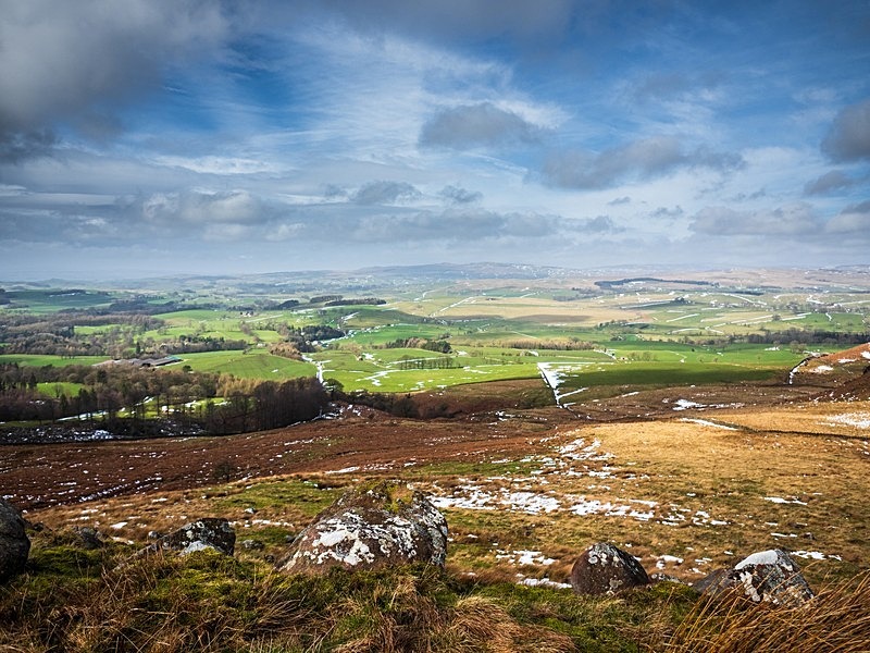 Flashby Moor from Rough Haw - Yorkshire Dales