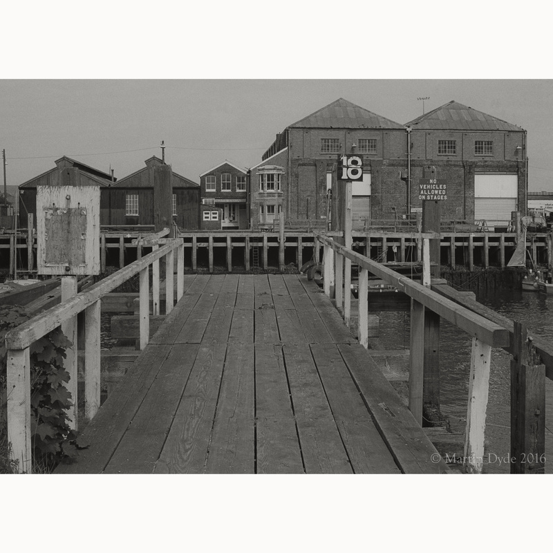 Newhaven Docks study 1 | The Silver Monochrome: black-and-white film photography by Martin Dyde