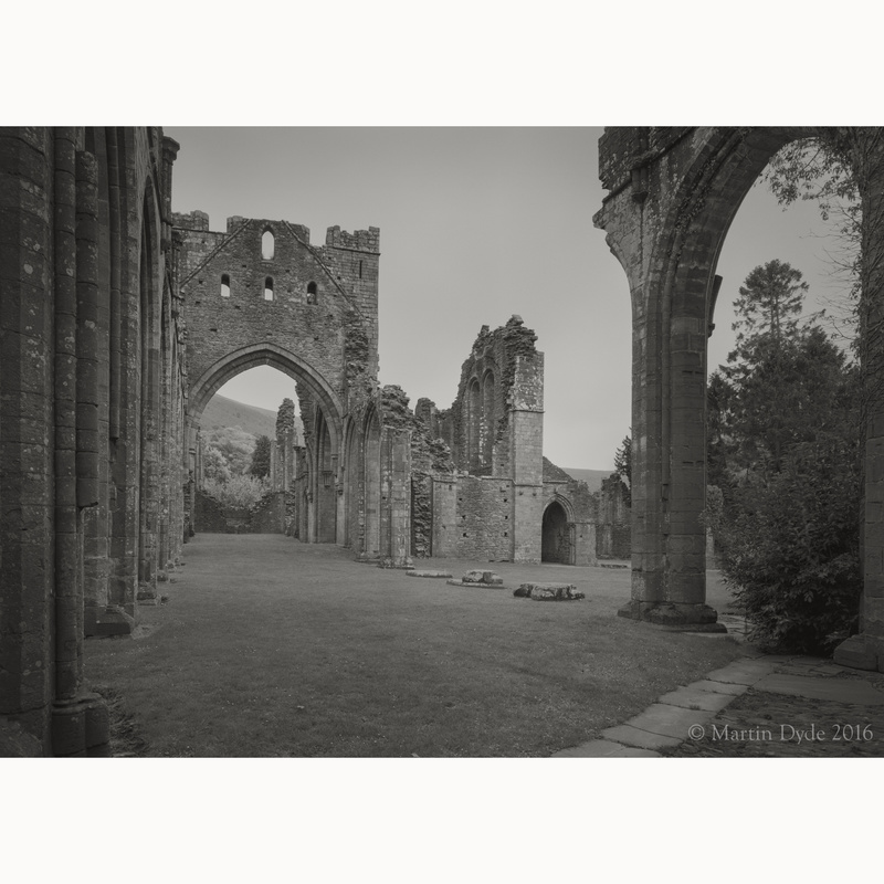 Llanthony Priory study 2, Black Mountains, Wales | The Silver Monochrome: black-and-white film photography by Martin Dyde