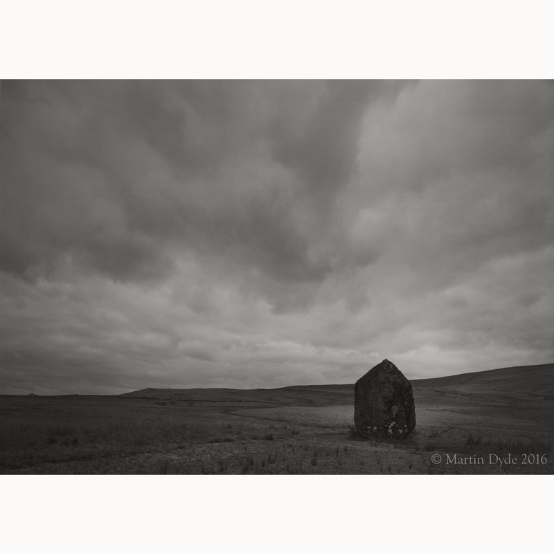Maen Llia standing stone study 1, Brecon Beacons, Wales | The Silver Monochrome: black-and-white film photography by Martin Dyde