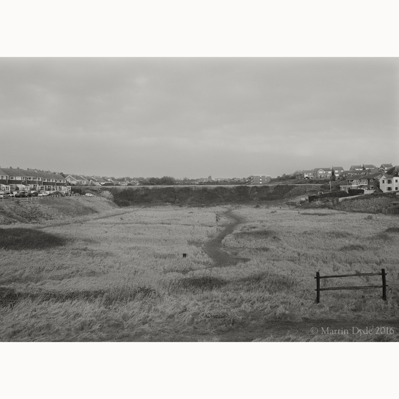 Looking inland from Seaford Seafront | The Silver Monochrome: black-and-white film photography by Martin Dyde