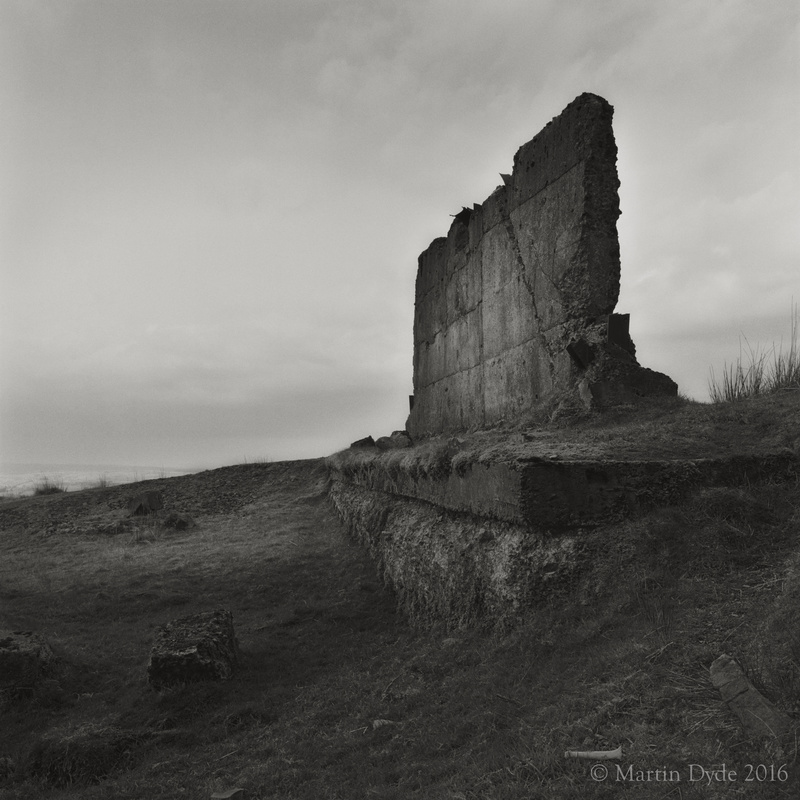 Derelict quarry building and bone, Fan Bwlch Chwyth, Brecon Beacons, Wales | The Silver Monochrome: black-and-white film photography by Martin Dyde