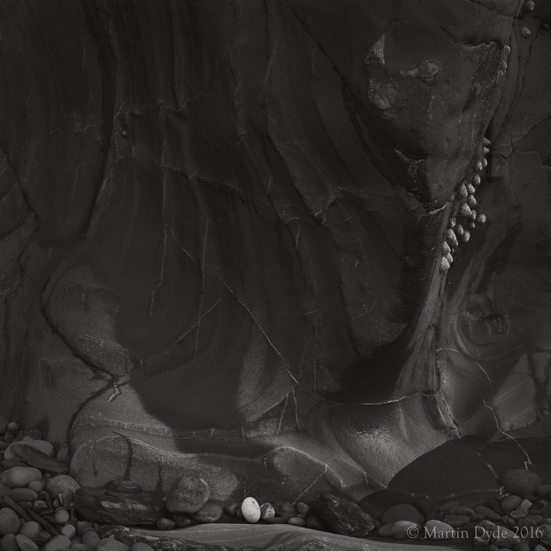 Beach pebbles, Aber Draw, Trefin, St. Davids Peninsula, Pembrokeshire, Wales | The Silver Monochrome: black-and-white film photography by Martin Dyde