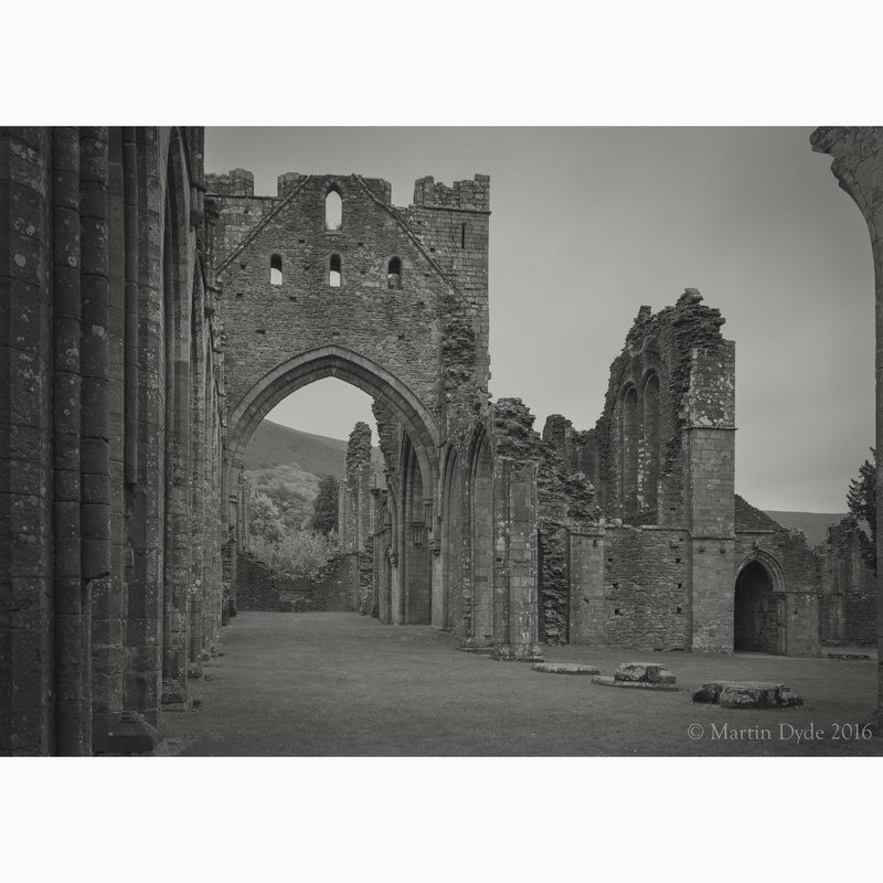 Llanthony Priory study 3, Black Mountains, Wales | The Silver Monochrome: black-and-white film photography by Martin Dyde