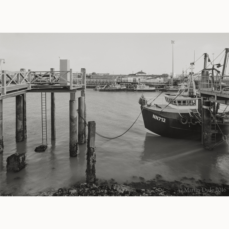 Newhaven Docks study 3 | The Silver Monochrome: black-and-white film photography by Martin Dyde