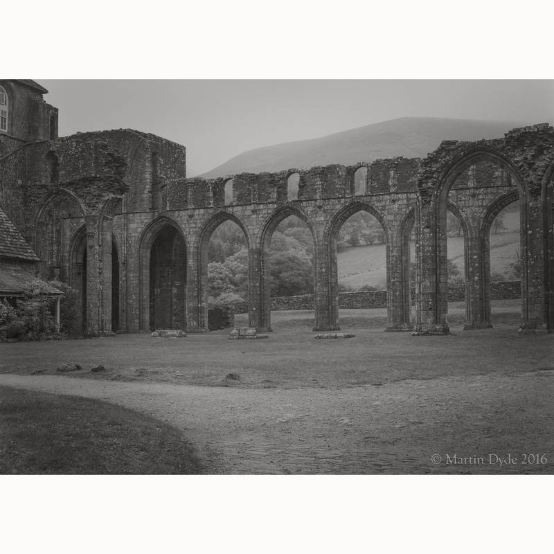 Llanthony Priory study 4, Black Mountains, Wales | The Silver Monochrome: black-and-white film photography by Martin Dyde