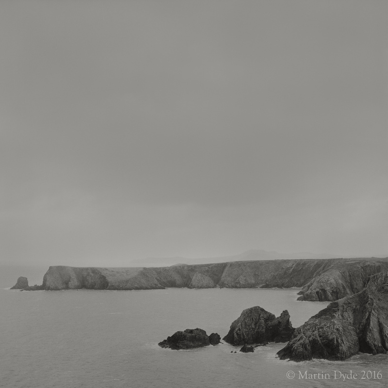 Cliff study 1, Abercastle, St. Davids Peninsula, Pembrokeshire, Wales | The Silver Monochrome: black-and-white film photography by Martin Dyde