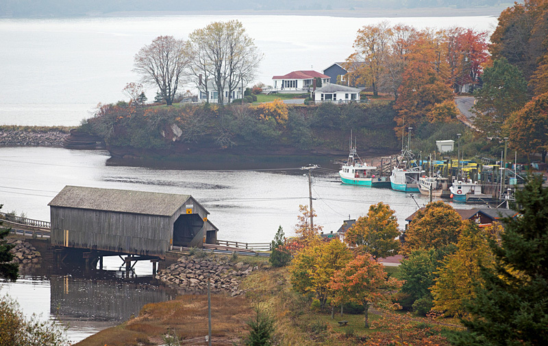 Irish River #1 Covered Bridge St. Martins New Brunswick Canada