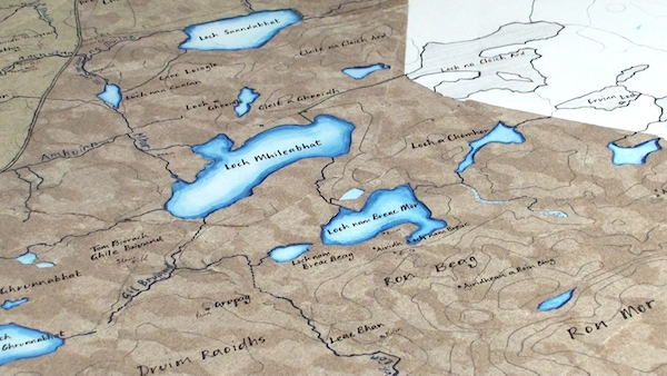 Mangersta | OS Map | Handmade Paper
