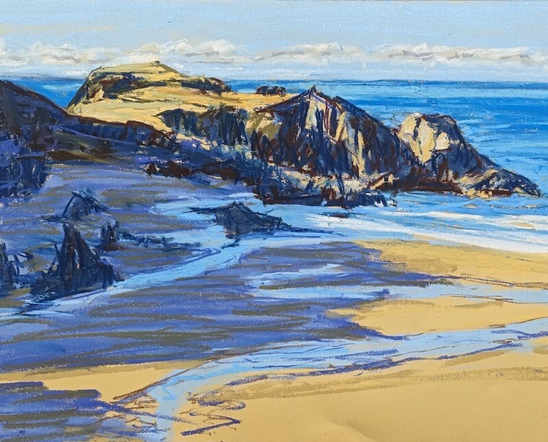 Scottish Seascape | Low Sun Mangersta Beach