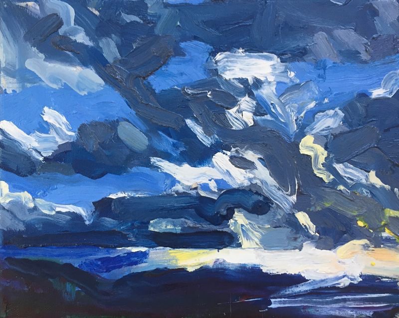 Seascape Cloud Form | Oil Painting